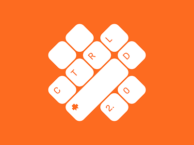 CTRL+D branding design logo vector