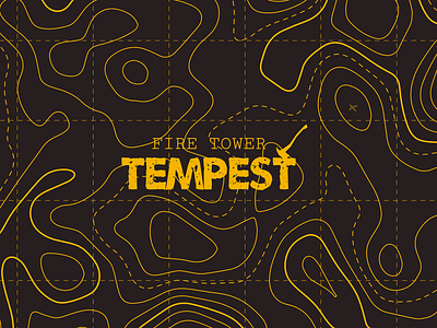 Fire Tower Tempest branding design vector