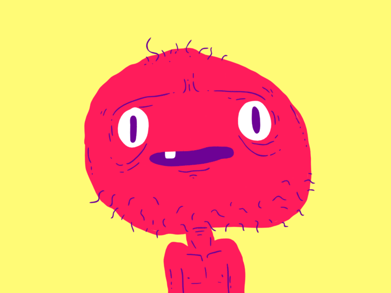 Scared animation cel character frame sketch toonboom
