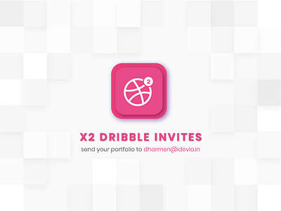 X2 Dribbble Invites! :D