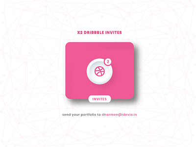 X2 Dribbble Invites! :D