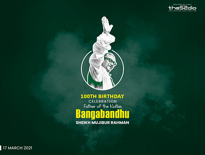 100th Birthday Celebration of Bangabandhu Sheikh Mujibur Rahman 100th birthday bangabandhu bangladesh bd birthday celebration branding sheikh mujib