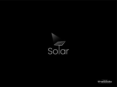 Solar Panel Minimal Typography energy environment minimal logo minimal renewable energy solar solar energy solar panel solar power solar system typo typography