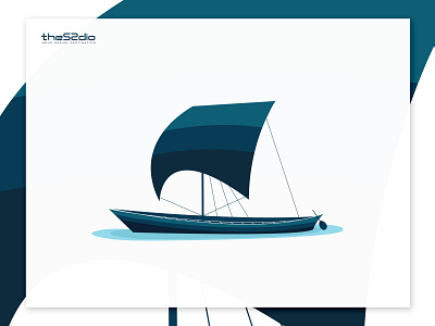 Sailing Boats Illustration boat branding digitalart graphic design illustraion natural riverboat sailboat sailing boats