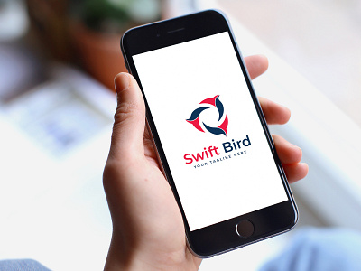 Swift Bird Premium Logo Template bird bird logo branding graphic design logo swift swift bird