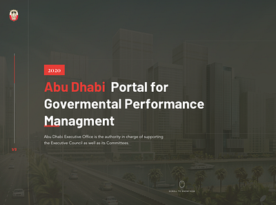 Abu Dhabi Portal @daily ui @design