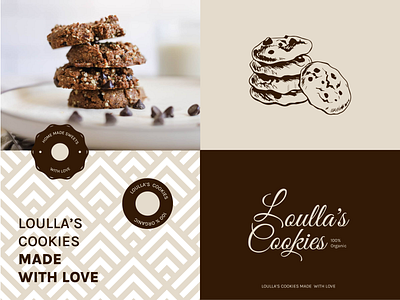 Loulla's Cookies @art @branding @daily ui @design @ux @vector art illustration summer life