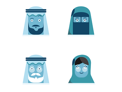 Arabic Emojis @daily ui @design @illustrates @illustretor @vector @vector art illustration summer life illustration