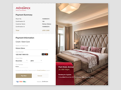 Movenpick Hotel _ Payment Page