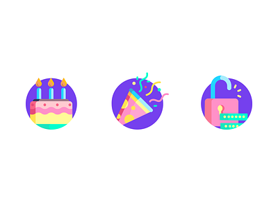 Colorful Icons for Kids @art @daily ui @design @illustrates @illustration @ui @ux @vector art illustration summer life