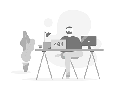 404 Error Page Illustration