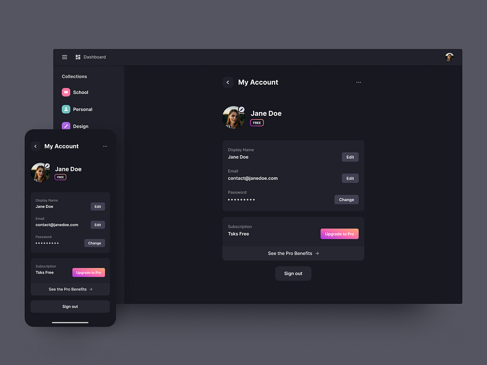 Browse thousands of Account Settings images for design inspiration ...