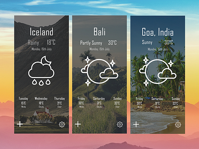 Weather App Concept