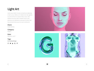 Minimalist & Artistic Visual Web Design ui ux web