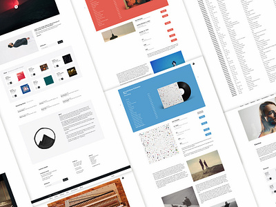 Erased Tape Records Label Concept design interface minimal music ui web
