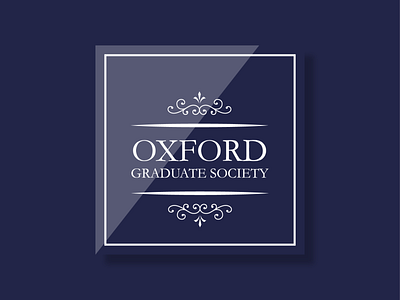 Oxford Graduate Society Logo branding classic logo logo design minimalist oxford oxford pennant prestigious sophisticated vintage