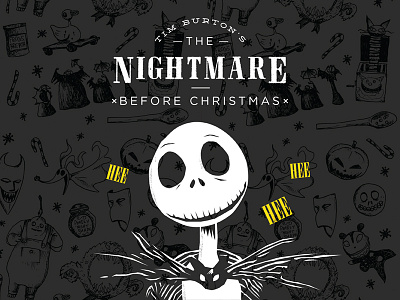 The Nightmare Before Christmas jack skellington nightmare before christmas pattern