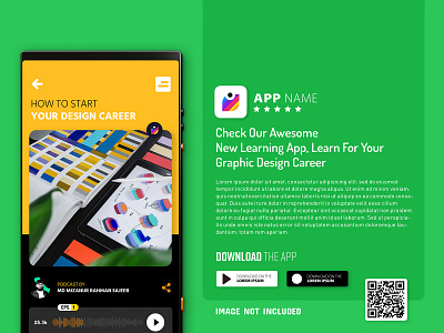 Smartphone App Promotion Mockup Template. branding graphic design psd mockup template