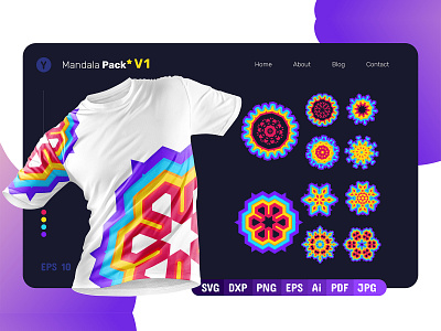 Creative Mandala SVG Craft Bundle - V1 clean creative graphic design illustration mandala art mandala design minimal vector