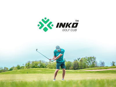 INKO™ | Golf Club Logo Design 🍀 branding brandmark game golf logo logomark minimal sports