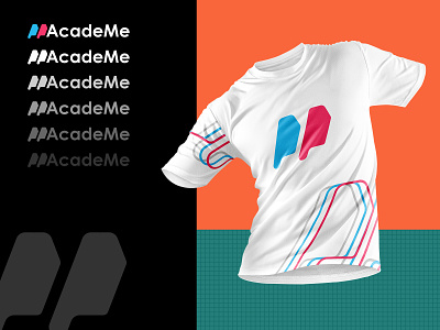 AcadeMe | Logo And Branding Design branding clean creative graphic design icon logo logomark minimal t shart vector