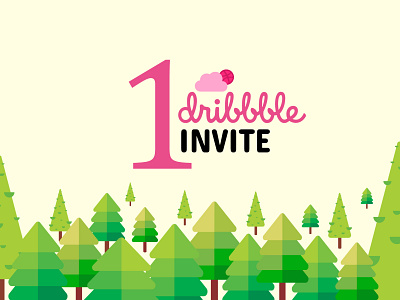 One Dribbble Invitation 🏀 dribbble dribbble ball dribbble best shot dribbble invitation dribbble invites gift giveaway play player