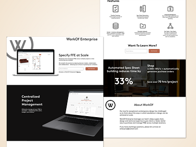 WorkOf Enterprise Landing Page