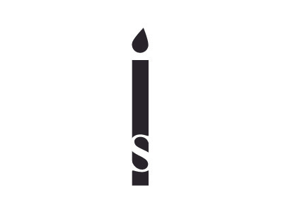 I.S. Birthday Monogram birthday branding custom type font icon identity logo logotype mark monogram typography