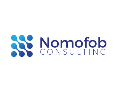 Nomofob Logo business logo logo design tech technology telecommunications