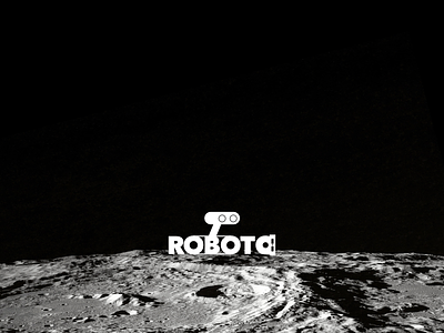 ROBOTA logo moon robot satellite