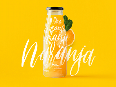 Del Valle – Brand Packaging branding drinks identity lettering logo natura orange package packaging visual