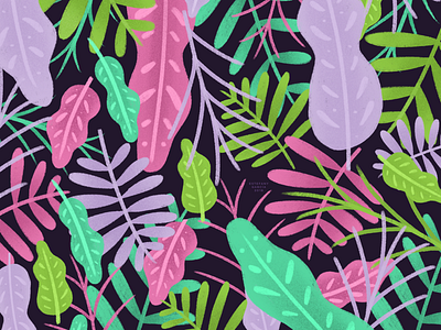 Leaf pattern #3 illustration leaf nature pattern pattern design plants