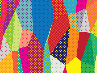 Pop Rocks abstract color illustration pop