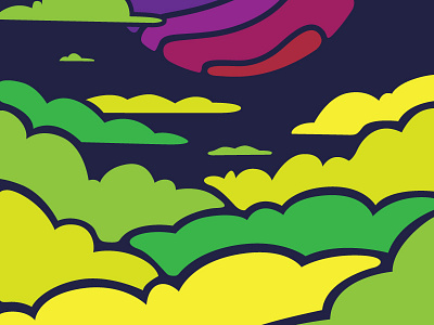 Clouds abstract clouds color illustration space