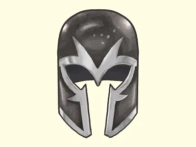 Magneto Helmet comic books comics illustration magneto pop culture x men