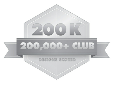 200k designs scored