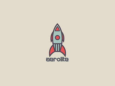 Rocketship Logo | Daily Logo Challenge Day 1 aerolite branding dailylogochallenge design logo rocket rocketship