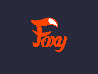 Fox Logo | Daily Logo Challenge Day 16 branding dailylogochallenge design fox fox tail foxy like a fox logo