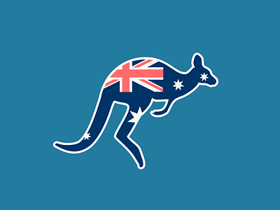 Kangaroo Logo | Daily Logo Challenge Day 19 aussie australia branding dailylogochallenge design icon kangaroo logo