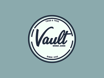 Clothing Brand Logo | Daily Logo Challenge Day 28 brand branding clothing company dailylogochallenge design jeans logo vault