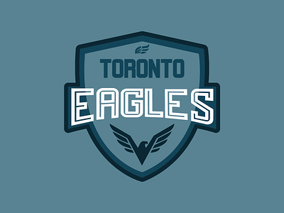 Sports Team Logo | Daily Logo Challenge Day 32 branding dailylogochallenge design eagle eagles hockey logo sports team toronto wing