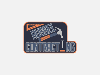 Construction Company Logo | Daily Logo Challenge Day 45 branding build building company construction contracting contractor dailylogochallenge design logo