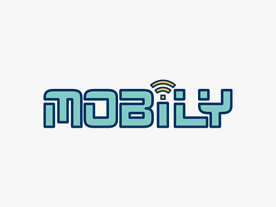 Cellphone Carrier Logo | Daily Logo Challenge Day 48 branding carrier cell phone dailylogochallenge design logo mobile mobily phone