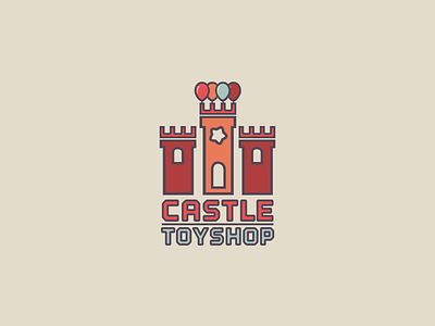 Toy Store Logo | Daily Logo Challenge Day 49 branding castle company dailylogochallenge design logo toy store toys