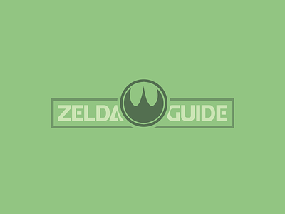 Zelda Guide Logo | 30 Day Logo Challenge Day 2 30daylogochallenge blog branding design legend of zelda logo logocore video game zelda zelda guide