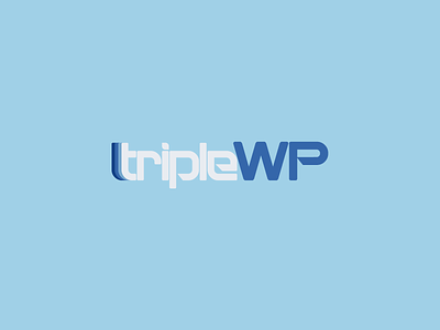 TripleWP Logo | 30 Day Logo Challenge Day 3 30daylogochallenge branding design logo logocore triplewp website wordpress