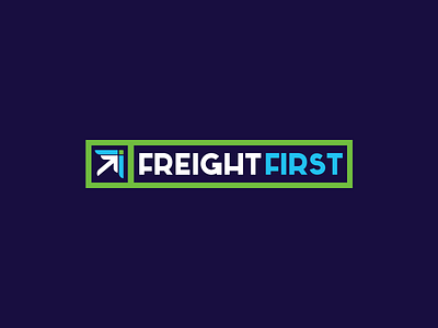 Freight First Logo | 30 Day Logo Challenge Day 4 30daylogochallenge branding broker deliver design freight freightfirst logo logocore ship shipping