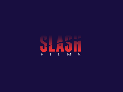 Slash Films Logo | 30 Day Logo Challenge Day 6 30daylogochallenge branding design film filmmaking films logo production slash