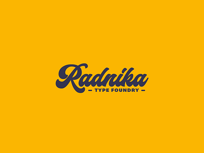 Radnika Foundry Logo | 30 Day Logo Challenge Day 14 30daylogochallenge branding design font foundry lettering logo logocore radnika type typeface typography