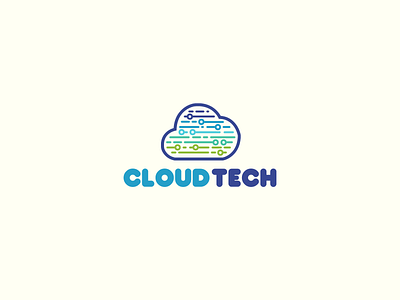 30DaysofLogos Challenge Day 14 - Technology Company 30daysoflogos branding cloud cloudtech company design logo tech technology